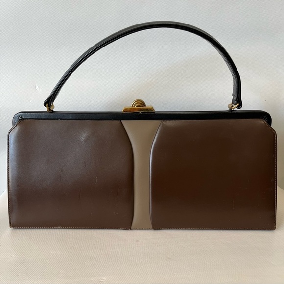Palizzio Handbags - Vintage Palizzio Brown Retro Pocketbook